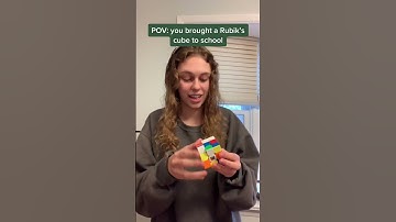 POV: you brought a Rubik