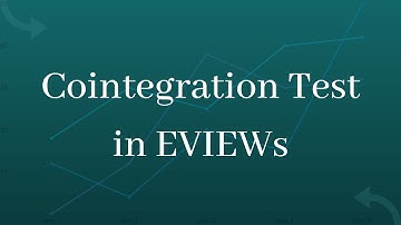 Cointegration test in EVIEWs