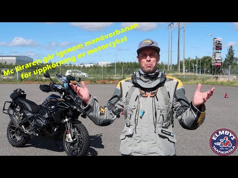 FILMEN om manöverbanan för motorcykel uppkörningen av Mc Läraren