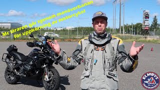 FILMEN om manöverbanan för motorcykel uppkörningen av Mc Läraren