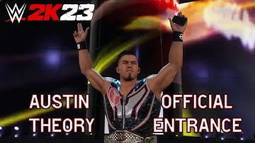 WWE 2K23 Austin Theory Full Official Entrance!