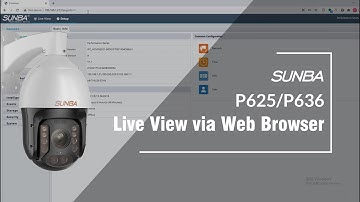 [Performance Series] How to watch live view of the Sunba Performance Series camera via web browser?