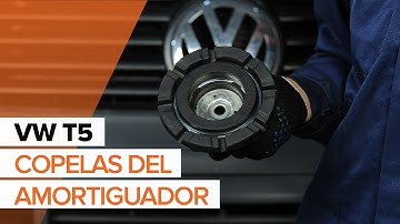 Cómo cambiar copelas del amortiguador en VOLKSWAGEN T5 INSTRUCCIÓN | AUTODOC