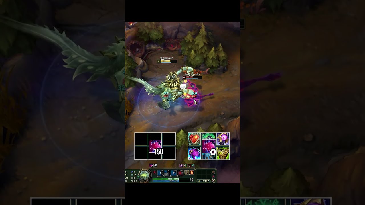 6 LvL NO BUILD CHO GATH Vs 18 FULL Leagueoflegends