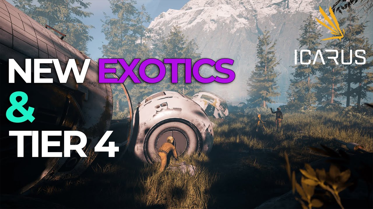 ICARUS UNLOCKING NEW EXOTICS & TIER 4 CRAFTING YouTube