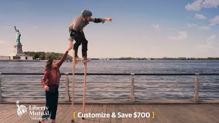 I’m In A Liberty Mutual Commercial! Stilts - BTS