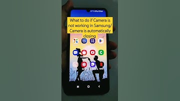 What to do if Camera is not working in Samsung/ Camera is automatically closing #camera #samsung