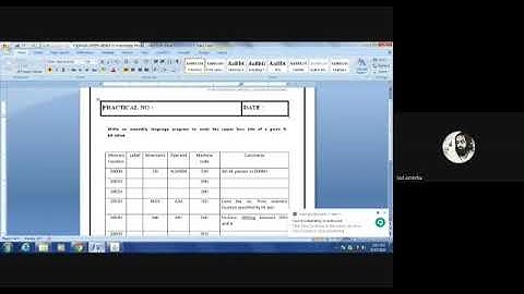 Microprocessor 8085 program