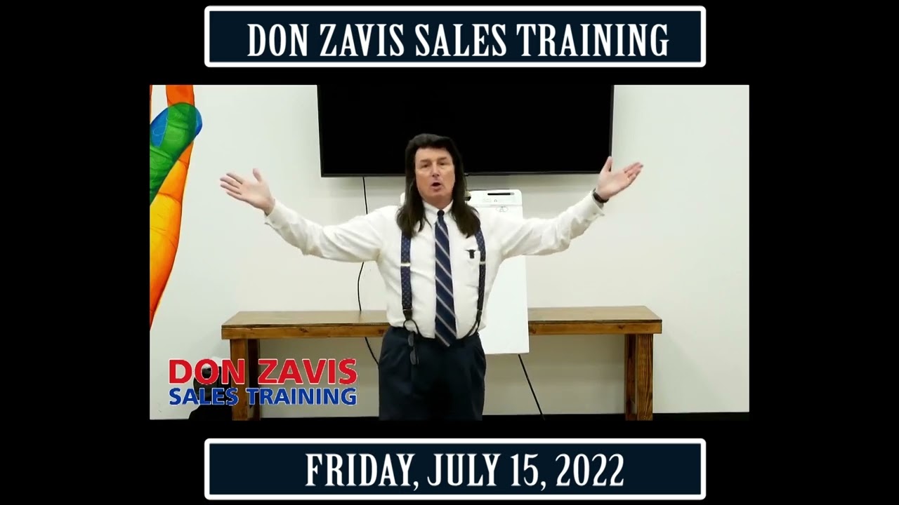 Don Zavis Sales Training: Doing More With Less