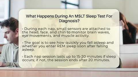 What Happens During An MSLT Sleep Test For Diagnosis? - Sleep Apnea Support Network