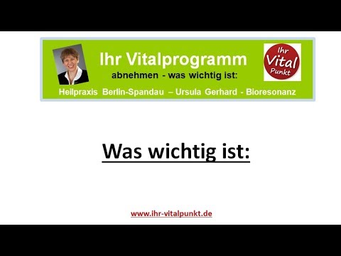 Abnehmen Ihr Vitalprogramm