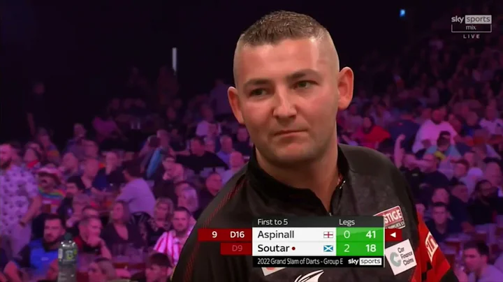 Aspinall vs Soutar 2022 Grand Slam of Darts group E