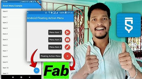 list scroll fab & fab menu project in sketchware pro #AndroidAppdeveloper #sketchware #Aauraparti