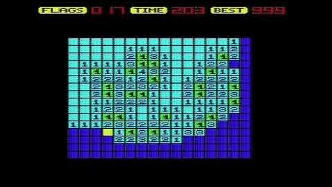 Vicmine (Minesweeper) - Vic-20 - Real Hardware