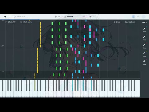 【ピアノ採譜】ヒミツ / MIMI【原曲再現】