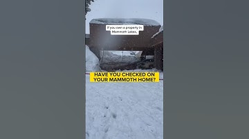 Thumbnail of The heavy snow in Mammoth Lakes, California has damaged many homes. Make sure your property is ok!