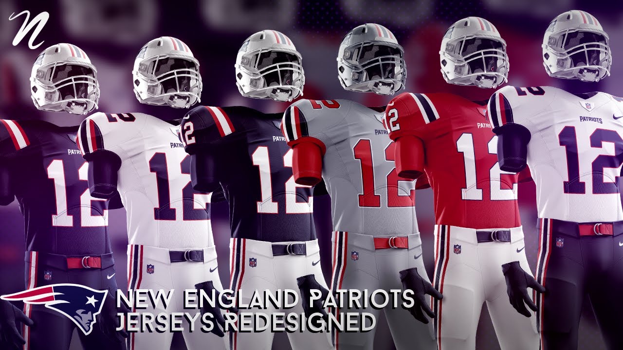 I Redesigned The New England Patriots' Jerseys 