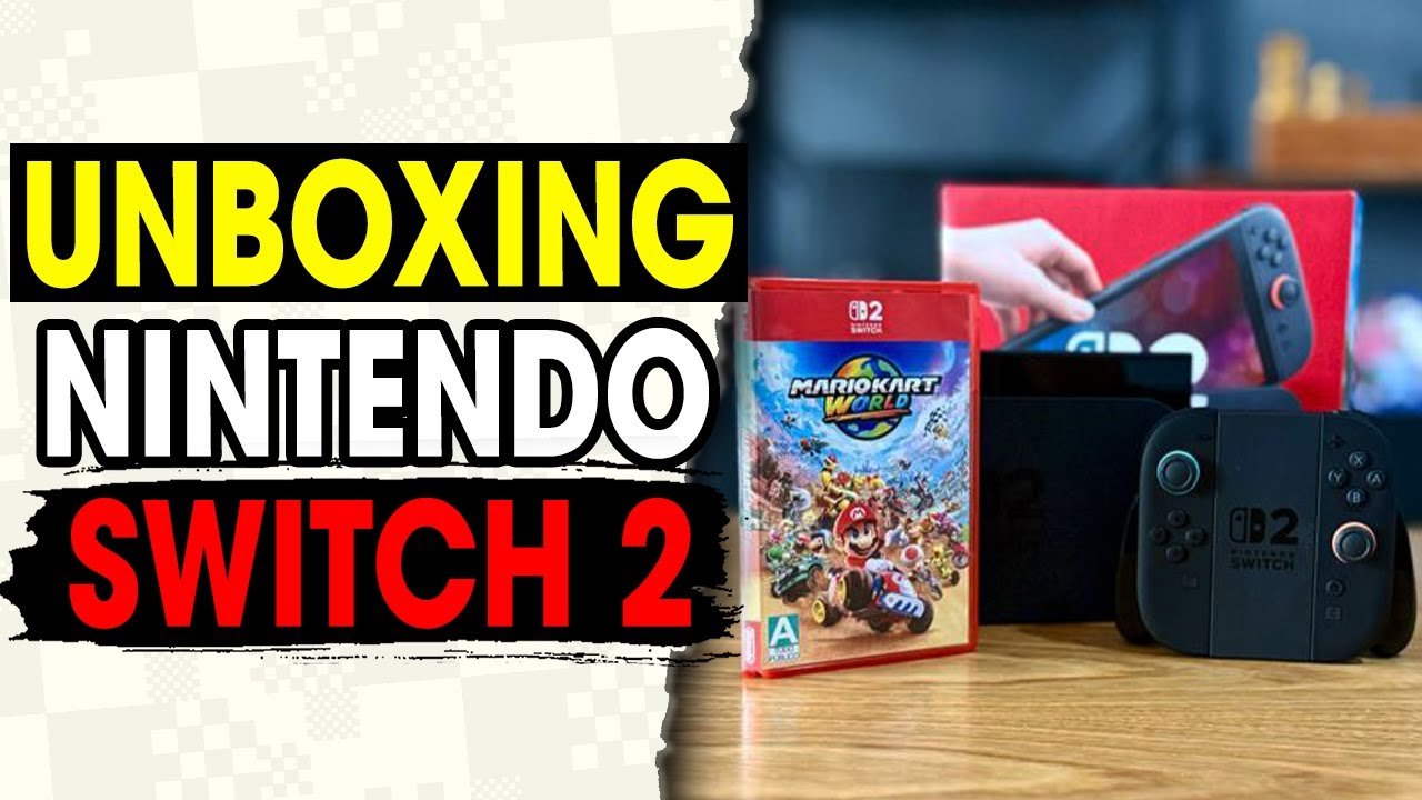 Hagamos UNBOXING a NINTENDO SWITCH 2
