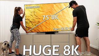 Телевизор Samsung QN800B 8K QLED — огромный 75 дюймов, 8K