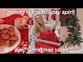 GETTING IN THE CHRISTMAS SPIRIT 2021! EPIC CHRISTMAS VLOG: preparing & decorating for Christmas