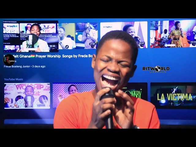 Emmanuel Cover song | Nathaniel Bassey | Studio live session with Freda Boateng Jnr class=