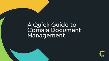 Comala Document Management Executive Demo - Data Center