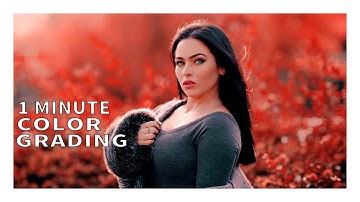 Red Theme Color Grading Effect in Photoshop