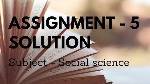 Class 10th Assignment Answers of SST |Assignment -5 | Assignment solution January | English Medium