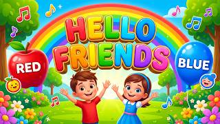 Hello, Friends! 🎶 English Learning Song for Kids | Joyful Jams Kids TV
