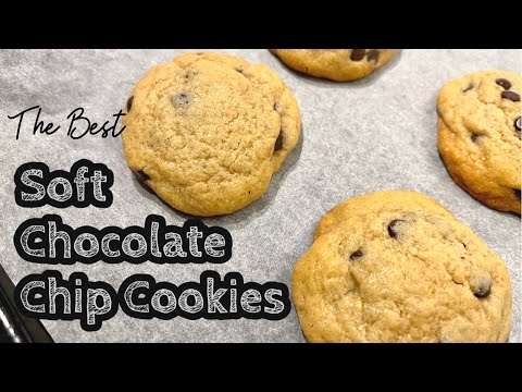 The Best Soft Chocolate Chip Cookie Recipe | How to make soft cookies easy recipe