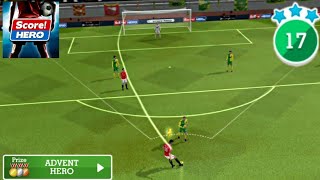 Score! Hero ADVENT HERO Level 17 Walkthrough 3 Stars screenshot 5
