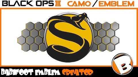 Black Ops 3 Emblem Tutorial 105 - Team #Splyce logo #Babifoot