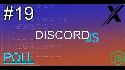 HOW TO MAKE A POLL COMMAND (EASY) | DISCORD.JS (12V) | #19