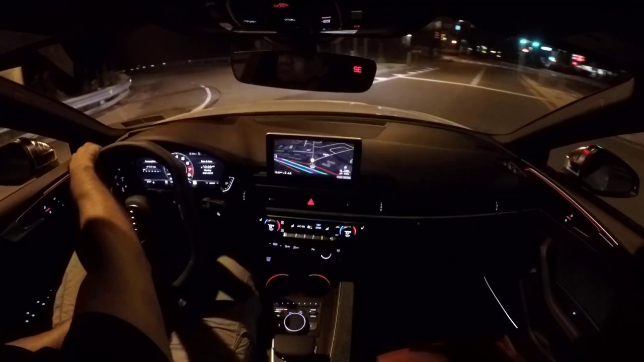 Audi S5 Sportback 2018 Pov Night Drive