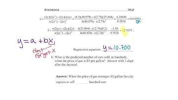 10.2 - part 3 - Regression Model Ex 1