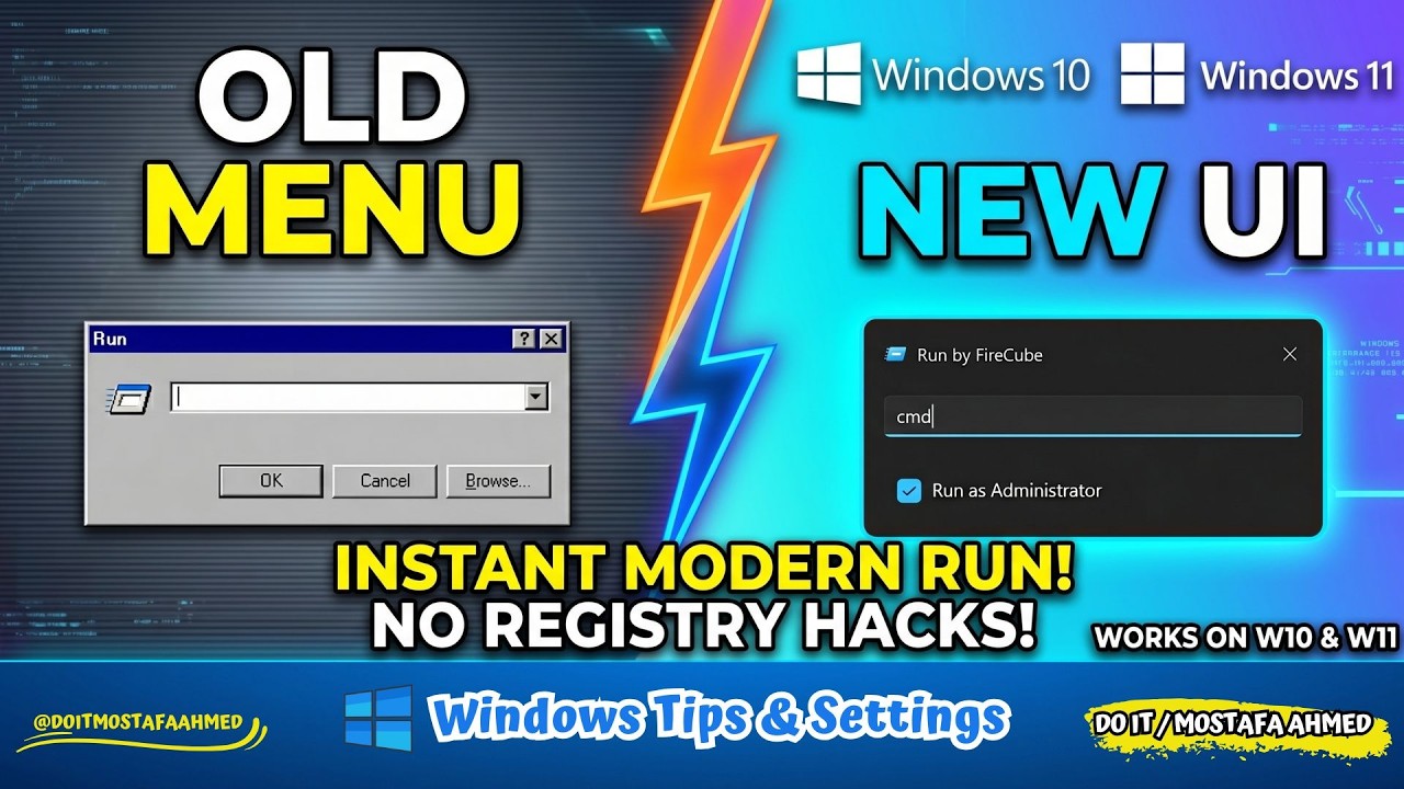 Replace the Old Run Box in Windows 11 with a Modern UI Instantly You ...