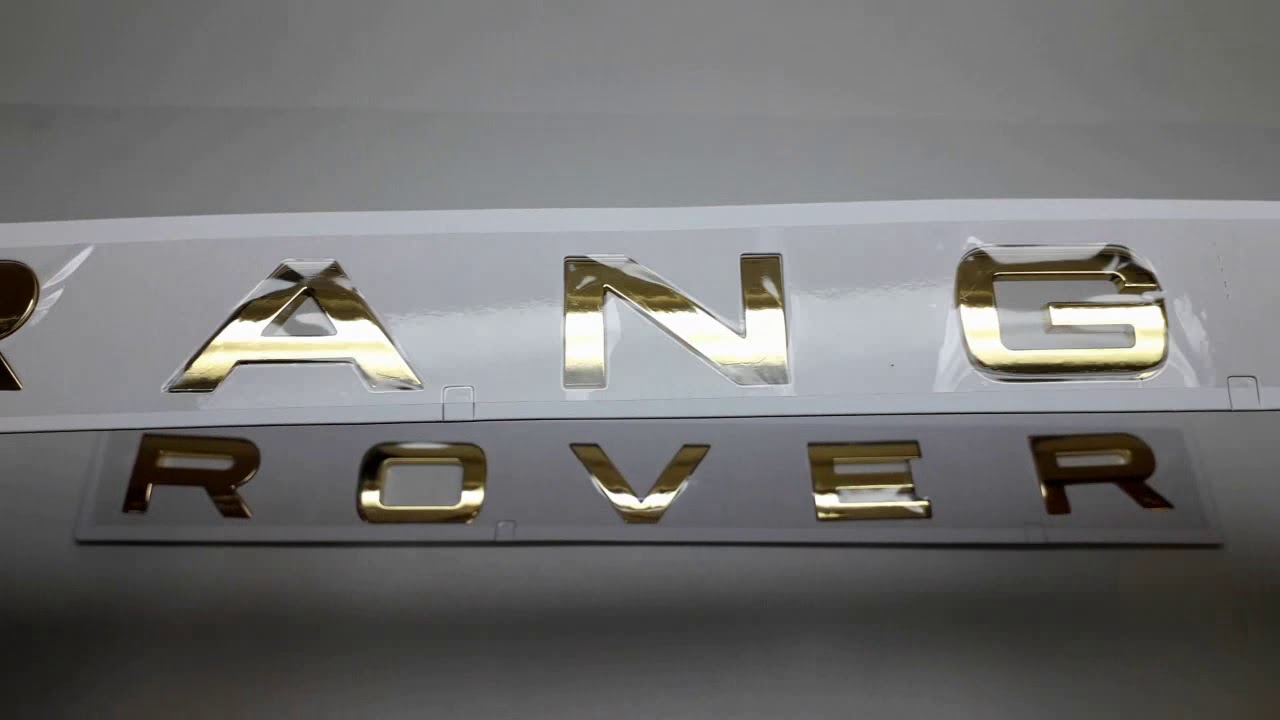 Надпись land rover