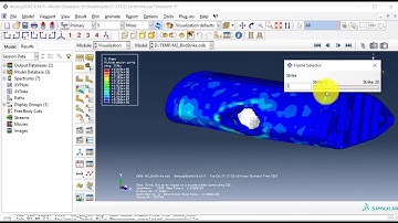 ABAQUS Tutorial | Bird Strike Wing Damage Analysis using CEL | Explicit | 17-27