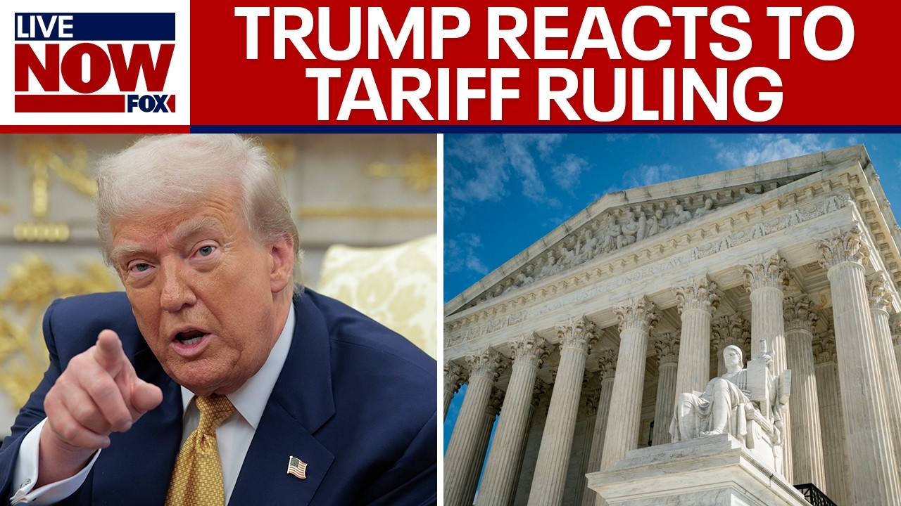 FULL Trump on tariffs: court ruling is 'disgraceful'