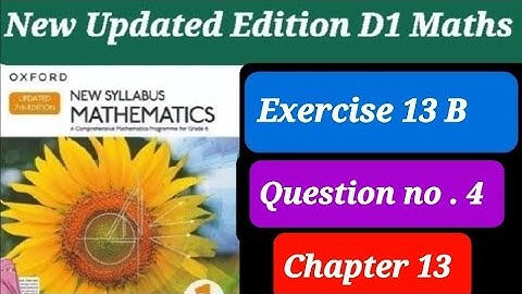 Exercise 13 b ,question # 4 | d1 updated edition   || statistical data || D1 13b q4