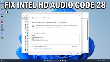 How To Fix Intel High Definition DSP Code 28 on Windows 11 or 10 - Easy Fix