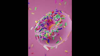 First Donut Render in Blender