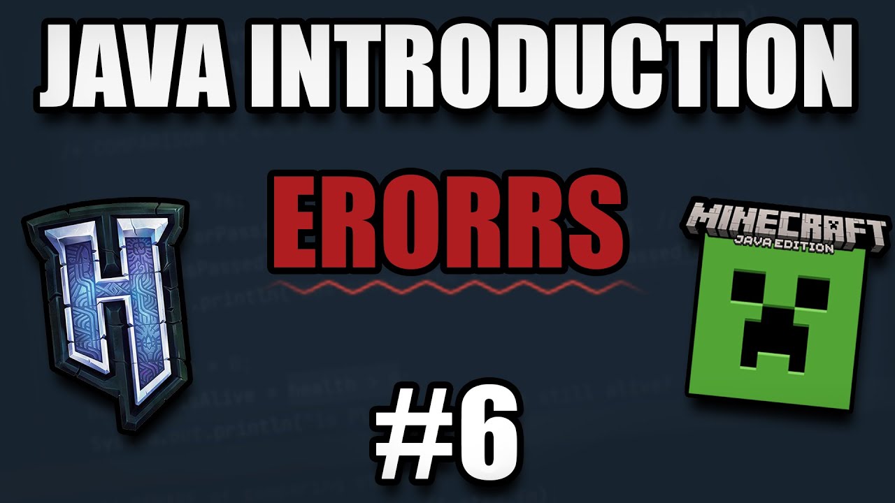 Hytale & Minecraft Modding Java Introduction (2026) #6: ERRORS - YouTube