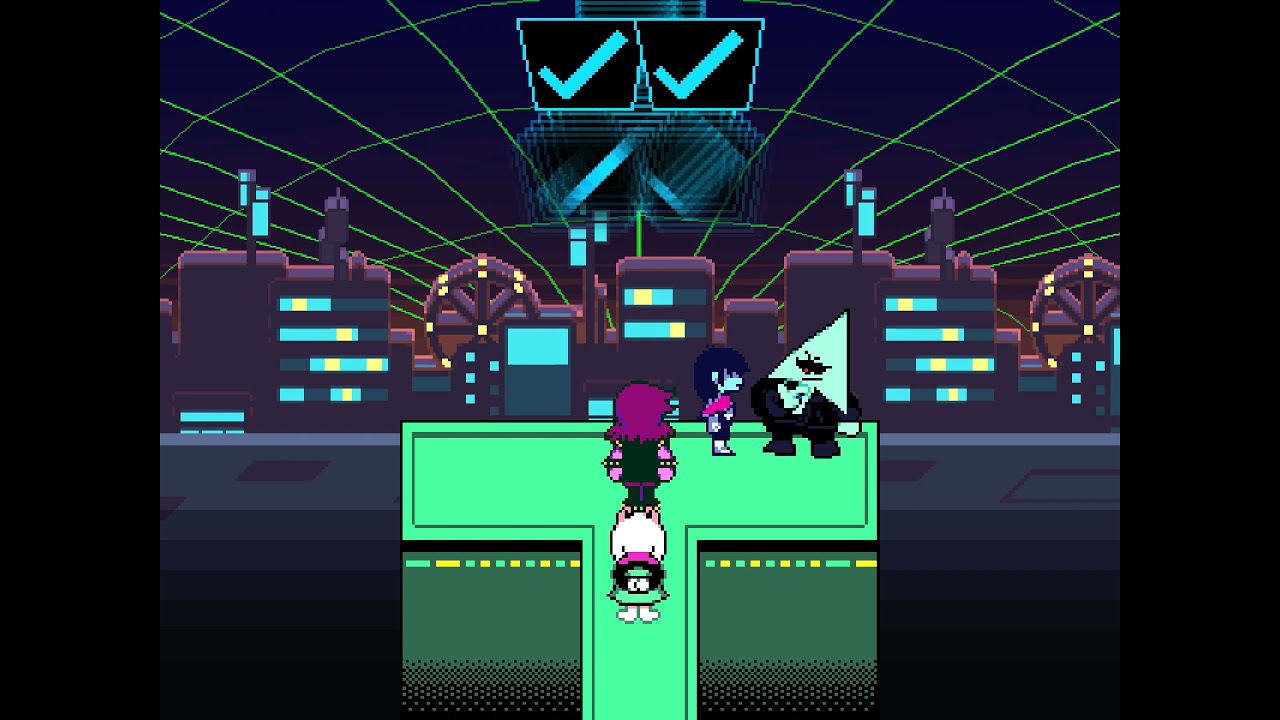 Every time the Hacker appeared in Deltarune