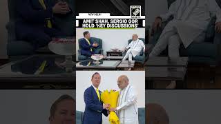 Sergio Gor meets Amit Shah in New Delhi, duo hold key talks over terrorism, drugs, border security