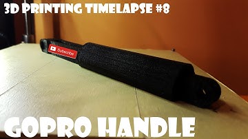 3D printing timelapse #8 GoPro Handle (UHD - 4K !)