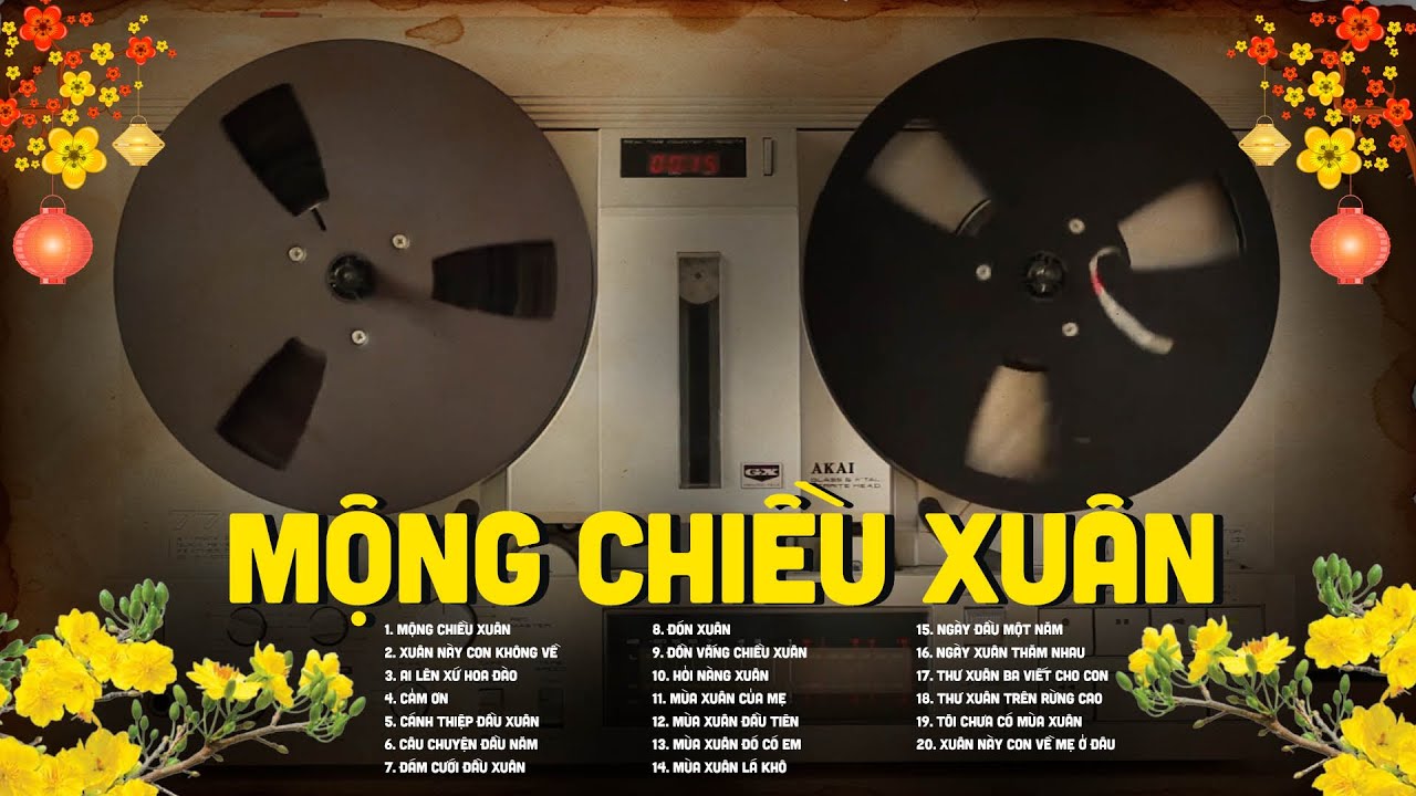 NHẠC XUÂN XƯA FRE.75 Phối Slow Jazz Vol.1 - Lk Mộng Chiều Xuân, Xuân Này Con Không Về