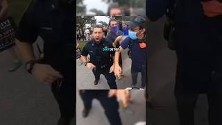 Biker Gets BLOCKED By Angry Protesters!