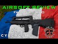 Airsoft review 32 cybergun famas f1 evo aeg guns and targets fr