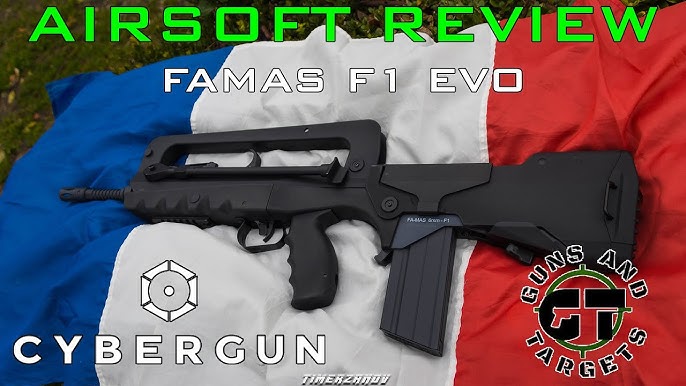 Fusil Famas Ressort 0.8 Joule Cybergun - Airsoft Deluxe - Phenix